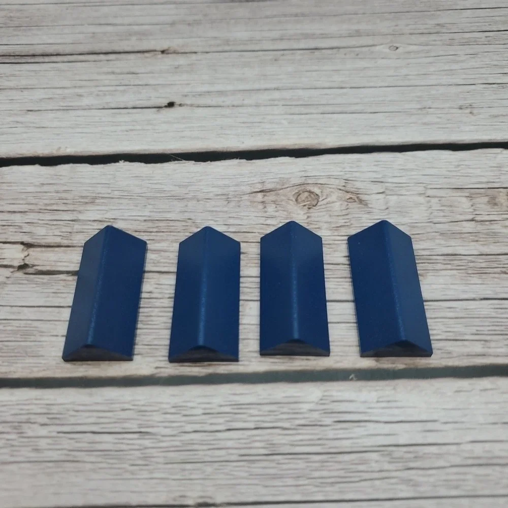 Lego Part 3041 Dark Blue Double Slopes 45* Roof Top Ridge City House (Qty‎ 4)